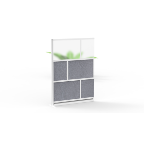 Luxor Workspaces Modular Room Divider Wall System - 53