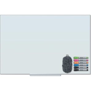 U Brands Floating Glass Dry Erase Board 48