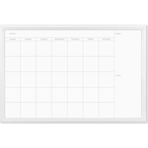 U Brands Magnetic Dry Erase Calendar with Decor Frame 30