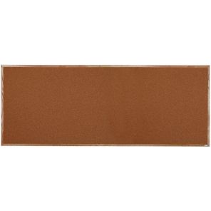 Natural Pebble Grain Cork Bulletin Board Oak Frame 48