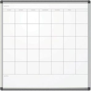 U Brands PINIT Magnetic Dry Erase Undated One Month Calendar