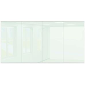 Unity Glass Wall – Commercial Series (Gloss White) 96