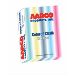 Colored Chalk (144 boxes - 1 case)
