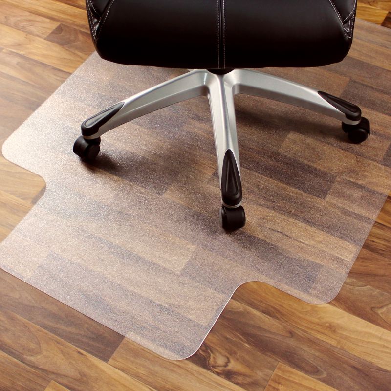 Ultimat Polycarbonate Lipped Chair Mat for Carpets Over 1/2 inch - 48 x 60 inch Clear