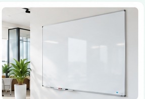 Custom whiteboard in a modern workspace